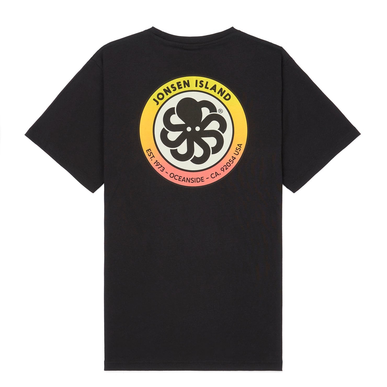 JONSEN ISLAND TEE-SHIRT CLASSIC AUTHENTIC Black détail logo