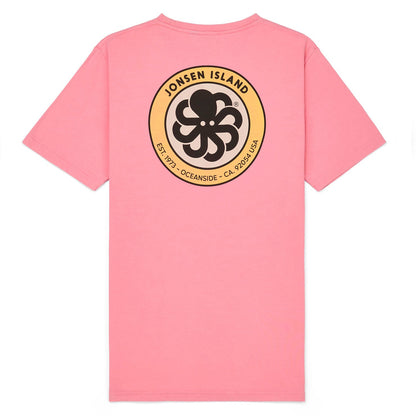 t-shirt vert vue dos à plat 