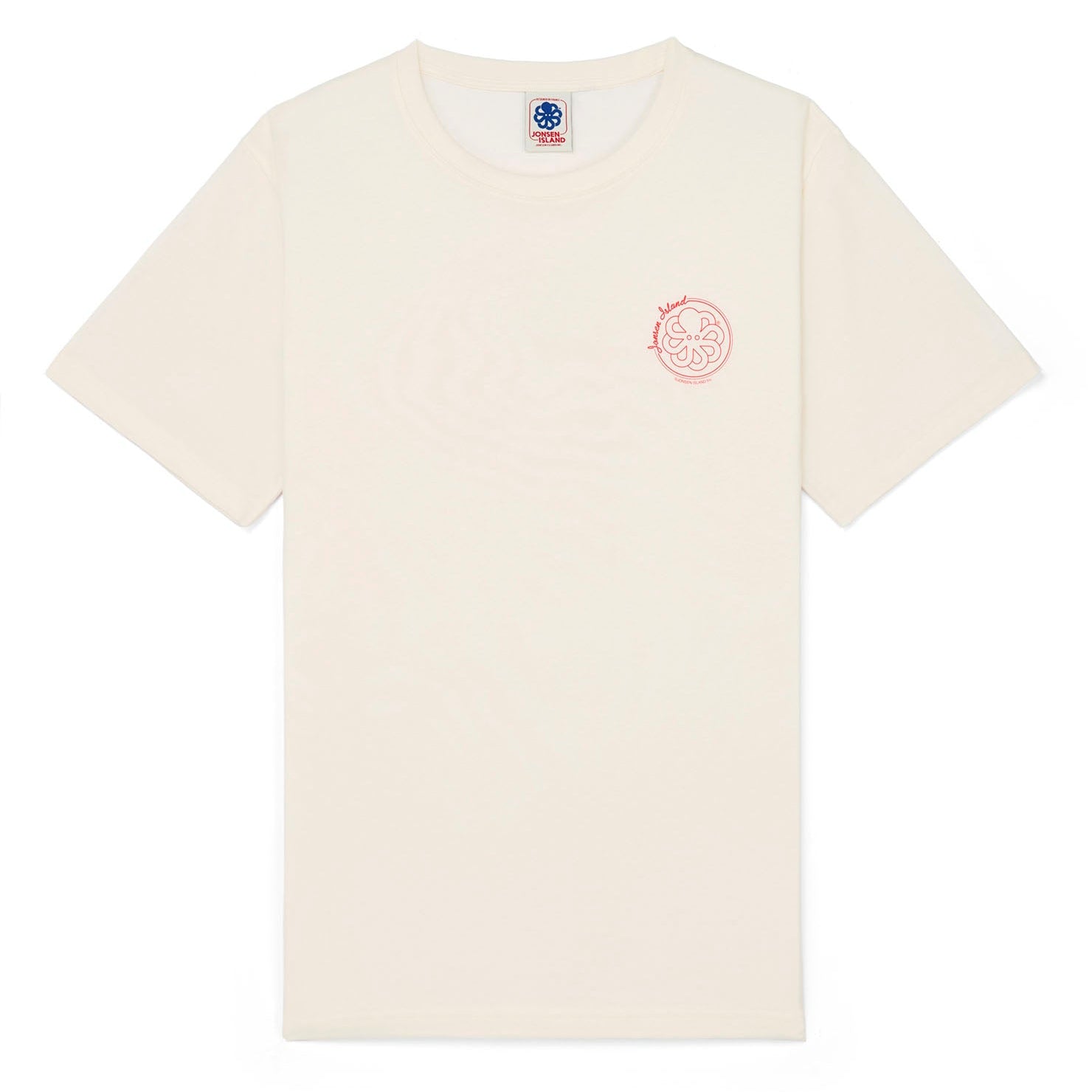 JONSEN ISLAND TEE-SHIRT CLASSIC DEL MARE Coconut à plat vue face