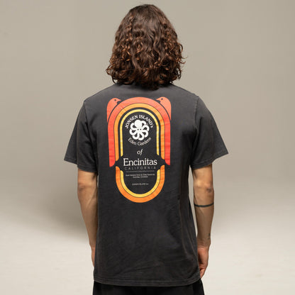 JONSEN ISLAND TEE-SHIRT CLASSIC ENCINITAS Black f/o portée vue logo