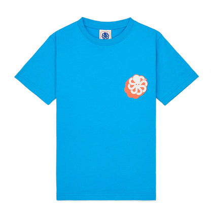 JONSEN ISLAND TEE-SHIRT CLASSIC KID BIG 3D Blue vue face logo poitrine