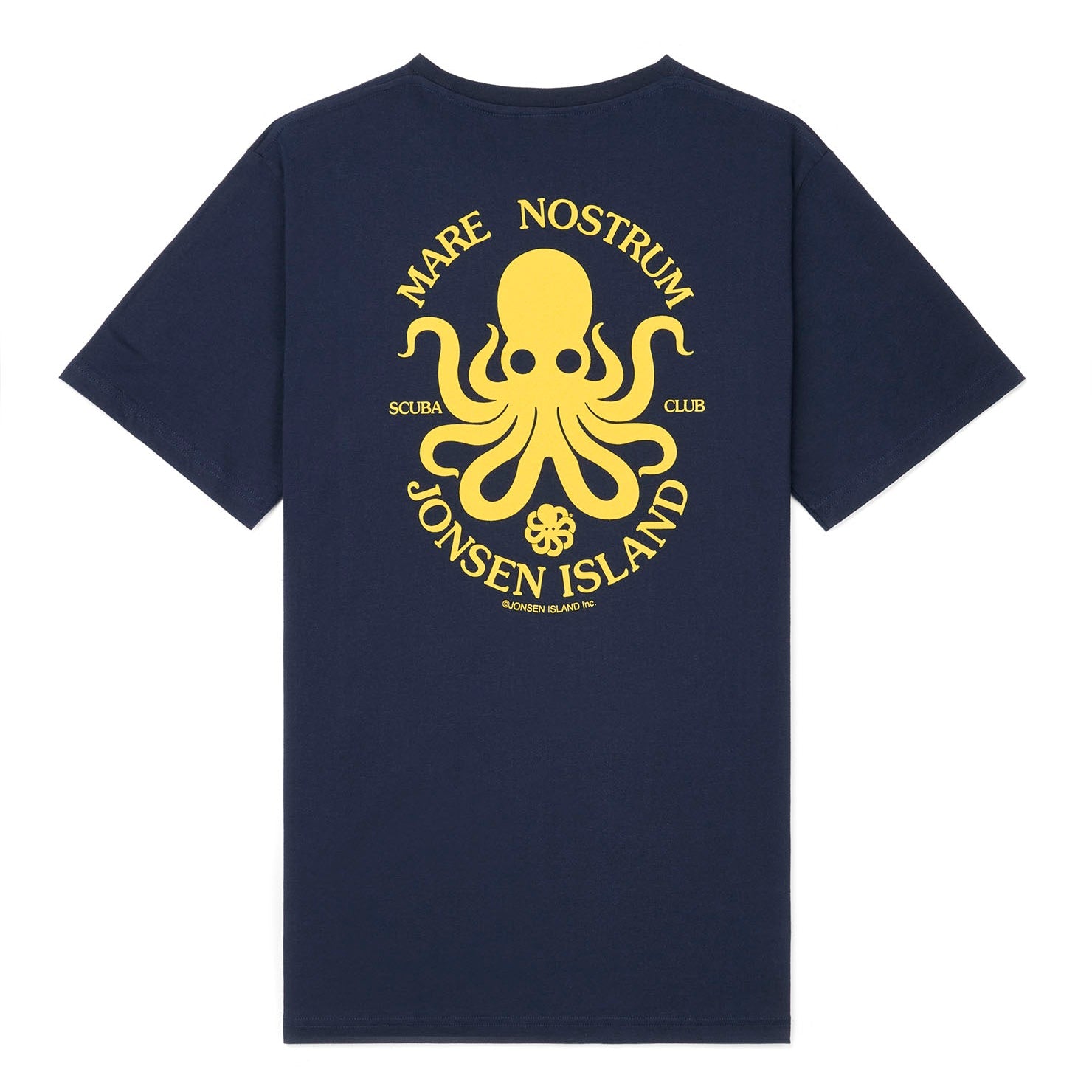 JONSEN ISLAND TEE-SHIRT CLASSIC MARE NOSTRUM Navy à plat vue dos