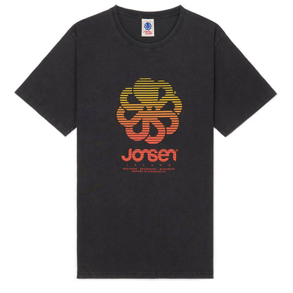 JONSEN ISLAND TEE-SHIRT CLASSIC SUPERBIG Black f/o à plat vue face