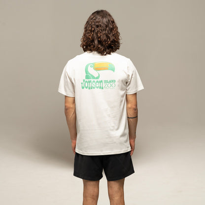 JONSEN ISLAND TEE-SHIRT CLASSIC TIKI ZOO Coconut porté zoom graphisme poulpe