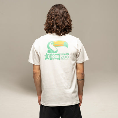 JONSEN ISLAND TEE-SHIRT CLASSIC TIKI ZOO Coconut portée vue logo