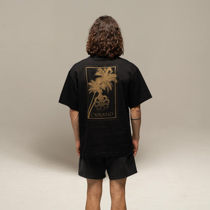 JONSEN ISLAND TEE-SHIRT CONFORT CARLSBAD Black porté zoom graphisme poulpe