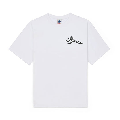 JONSEN ISLAND TEE-SHIRT CONFORT JIGGY White à plat vue face