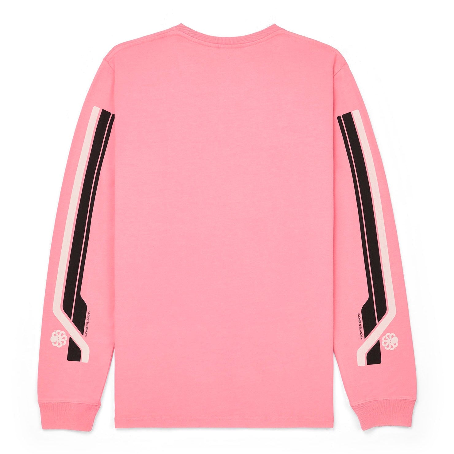 JONSEN ISLAND TEE-SHIRT LONG SLEEVES CONFORT TRUCKING Pink f/o à plat vue face