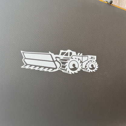 zoom logo tracteur blanc
