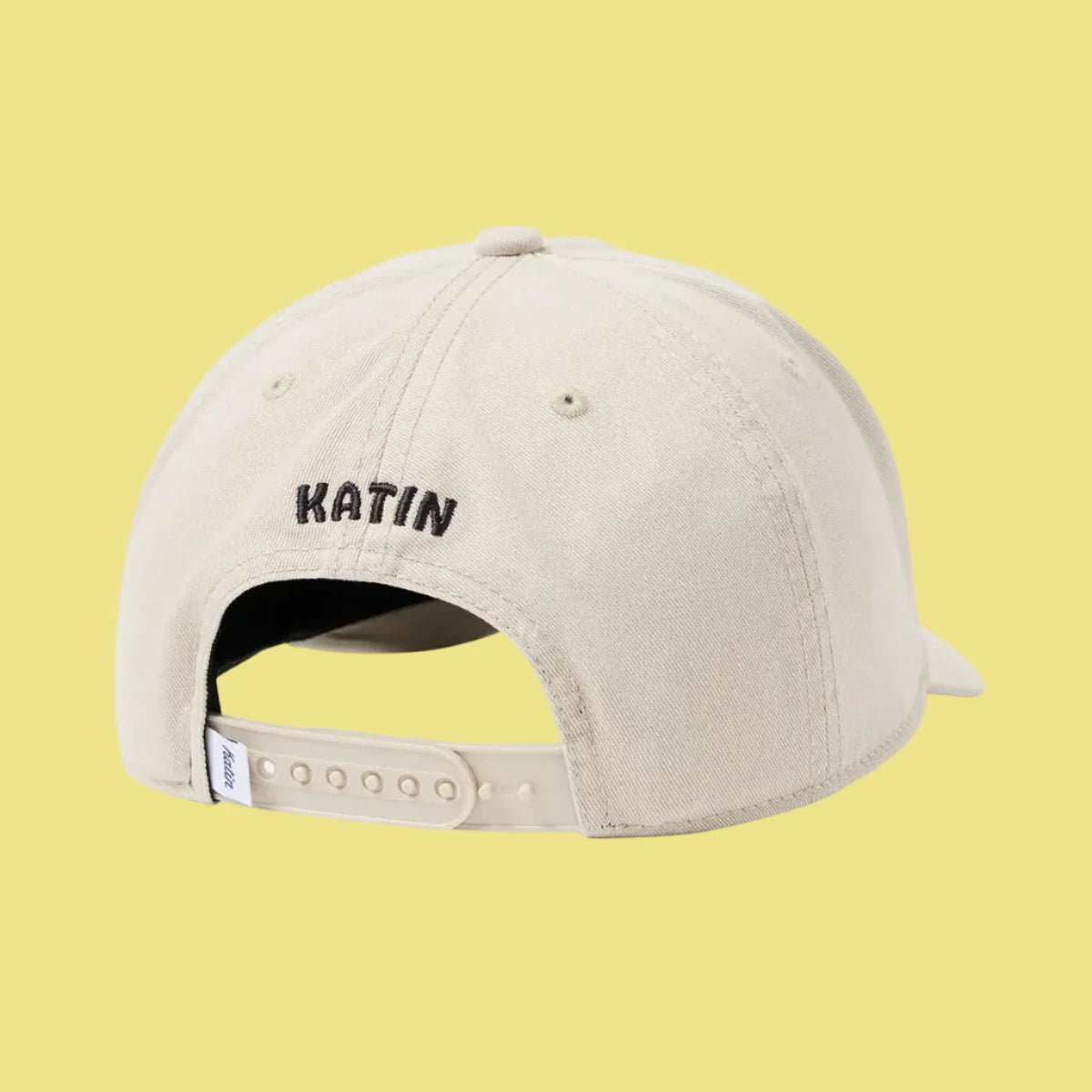casquette katin fun guy blanche vue arriere systeme reglable et broderie