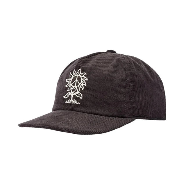 KATIN CASQUETTE VELOURS SUNFLOWER Black