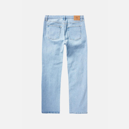 Jean homme Katin George 64 Relaxed light indigo présenté à plat coupe relaxed