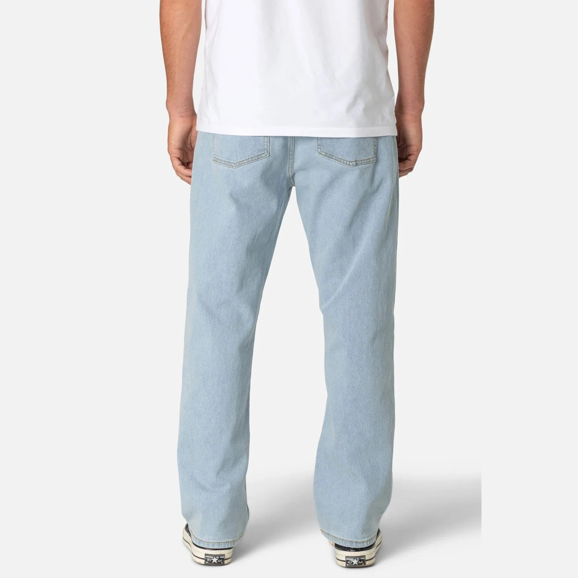 Jean homme Katin George 64 Relaxed light indigo coupe relaxed vue arrière style streetwear