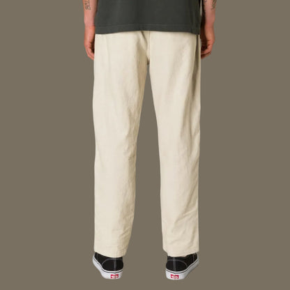 pantalon katin beige vue arriere coupe cropped homme