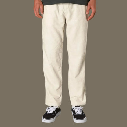 pantalon homme katin isaiah local beige coupe courte tapered style estival