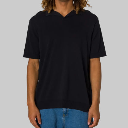 polo homme katin sherman noir porte face