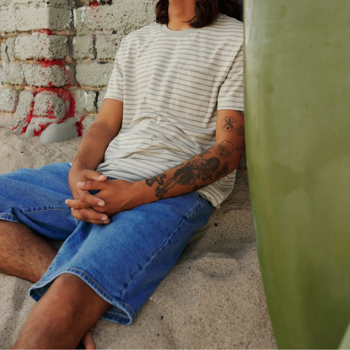 short homme katin george 64 bleu denim surf