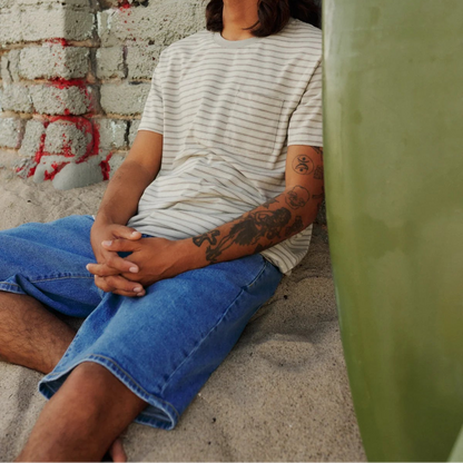 short homme katin george 64 bleu denim surf