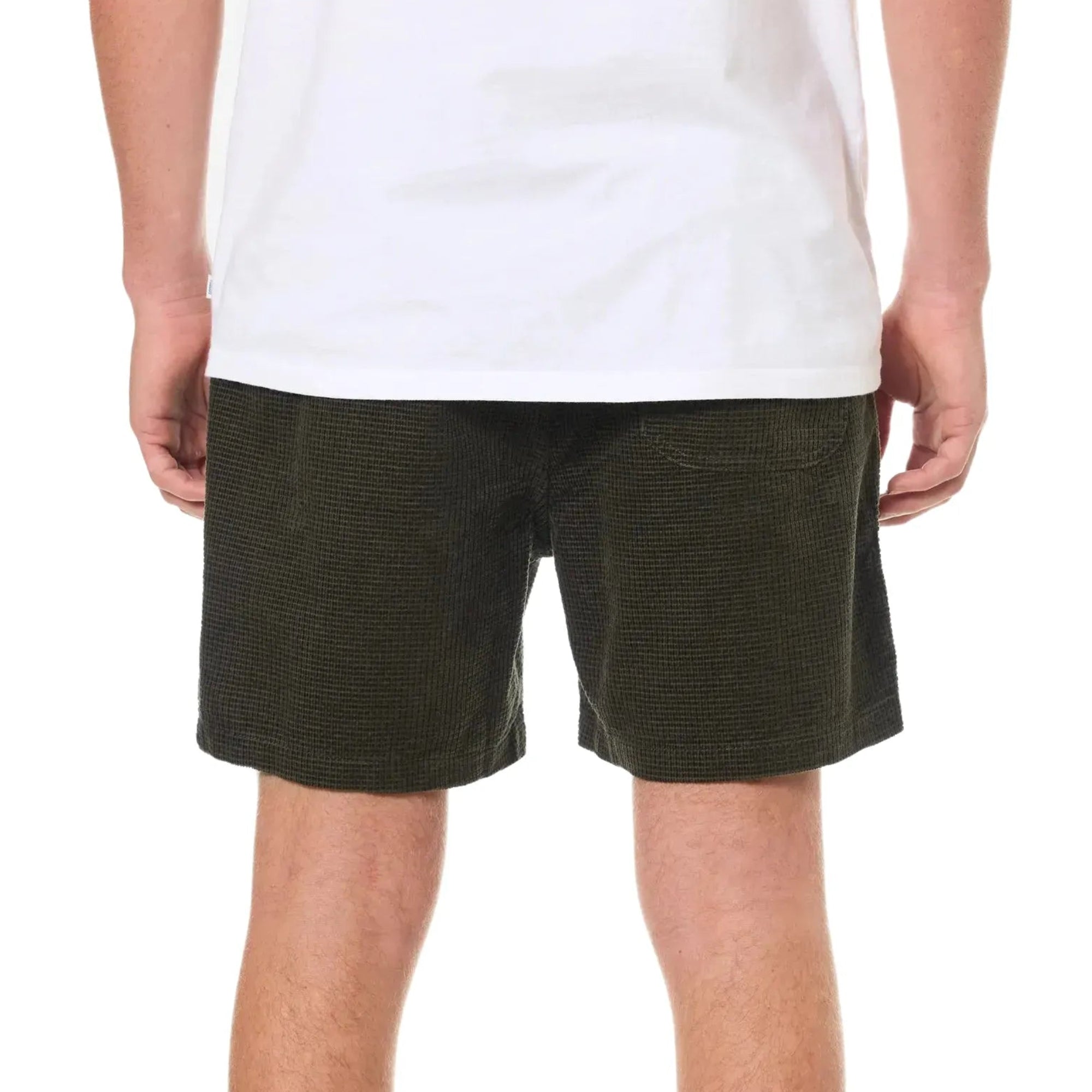 Short homme Katin Ward couleur lead coupe décontractée look californien vue de dos