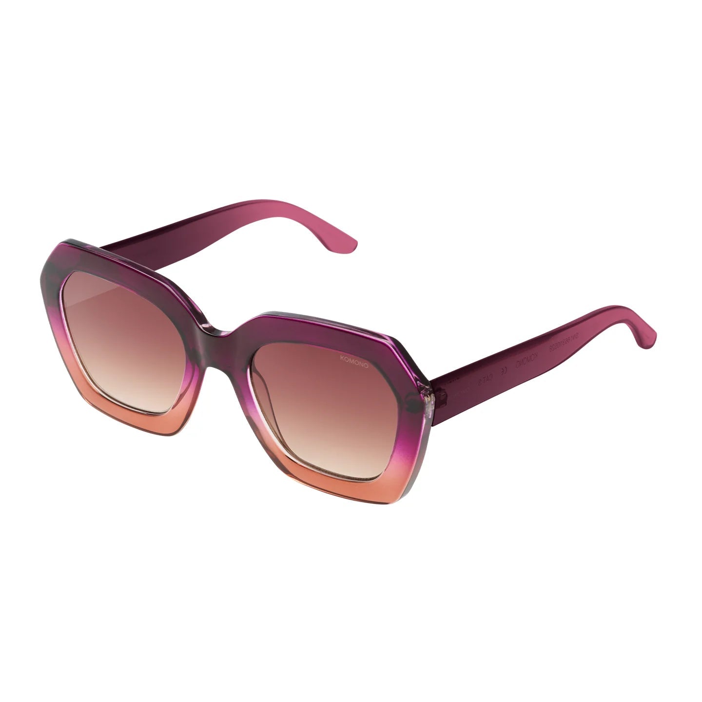 lunettes komono gwen fushia vue de profil