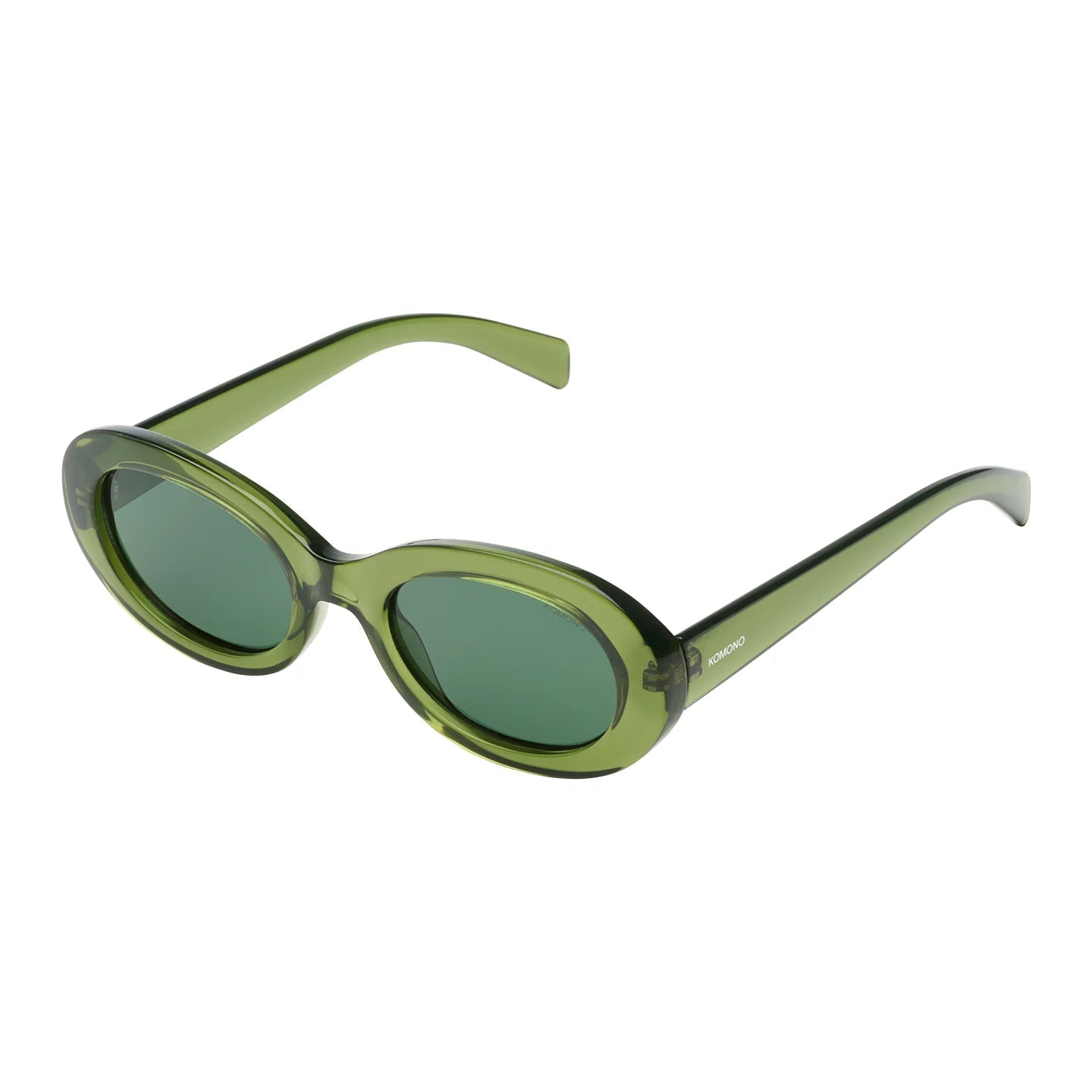 lunettes de soleil verte luna komono mixte vue de profil
