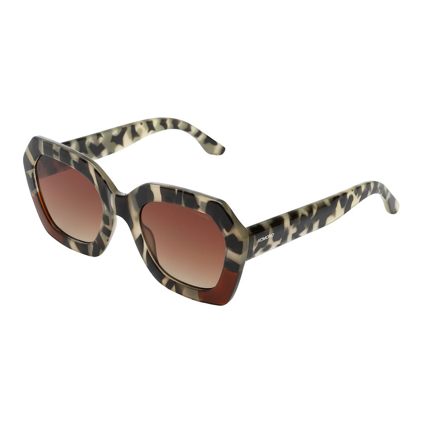 detail branche noire et blanche vue de profil