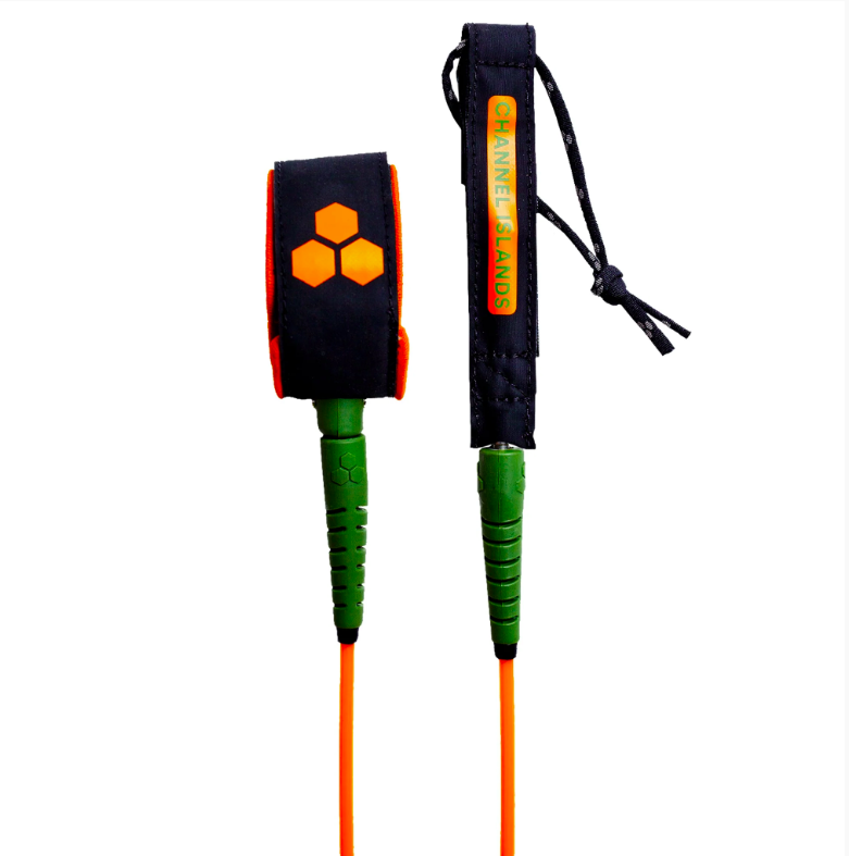 leash surf 6 pouces everyday channel island orange et kaki britt merrick
