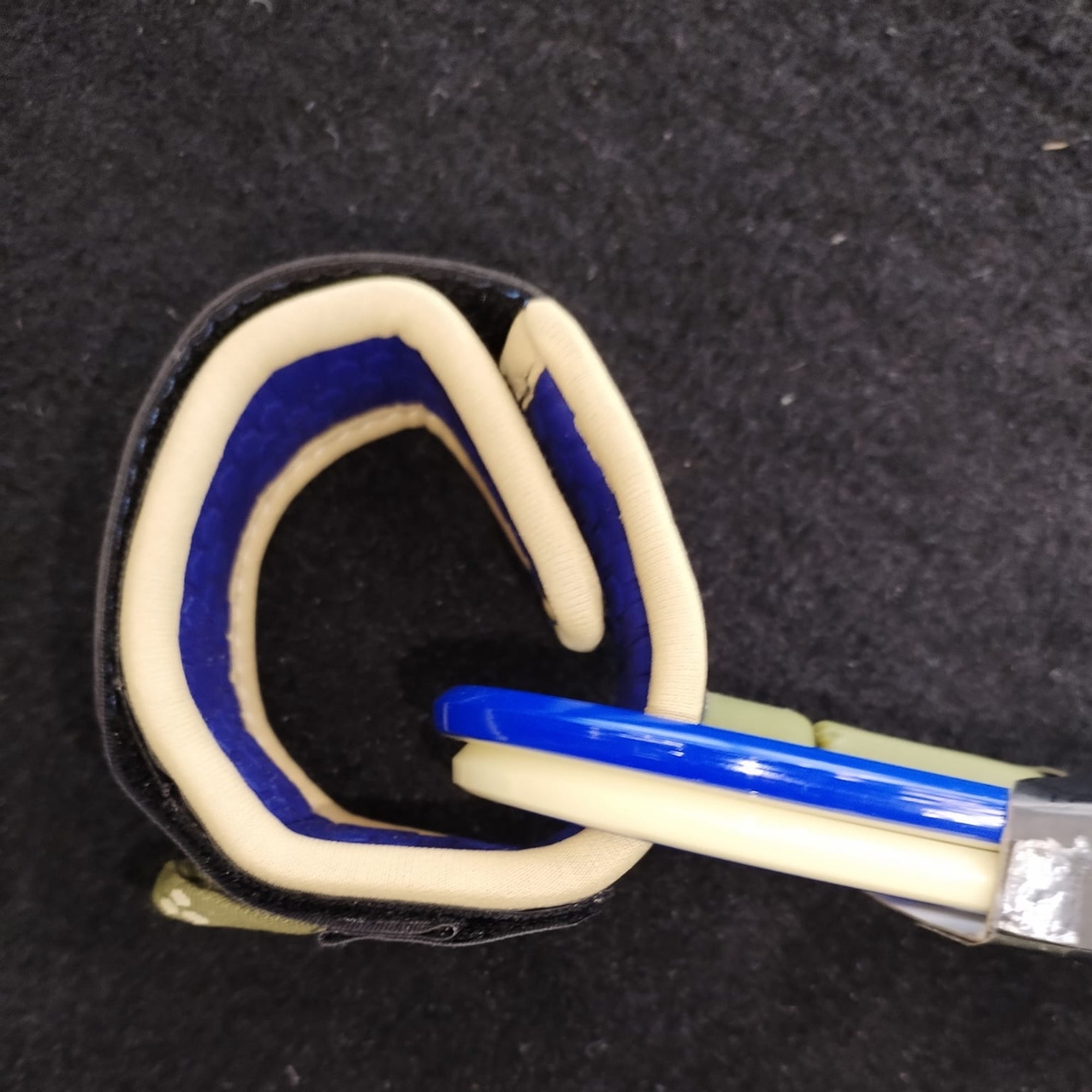 leash surf 6 pouces zoom coloris bleu et beige 