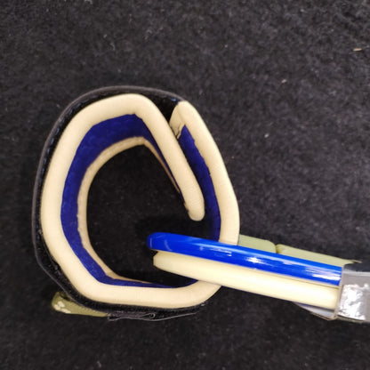 leash surf 6 pouces zoom coloris bleu et beige 