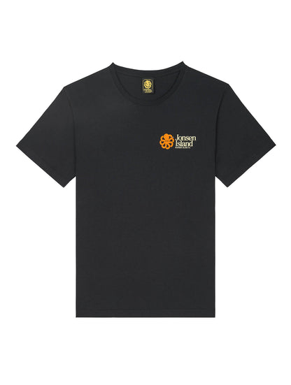 JONSEN ISLAND T-SHIRT CLASSIC ORANGE SKISHOP Black
