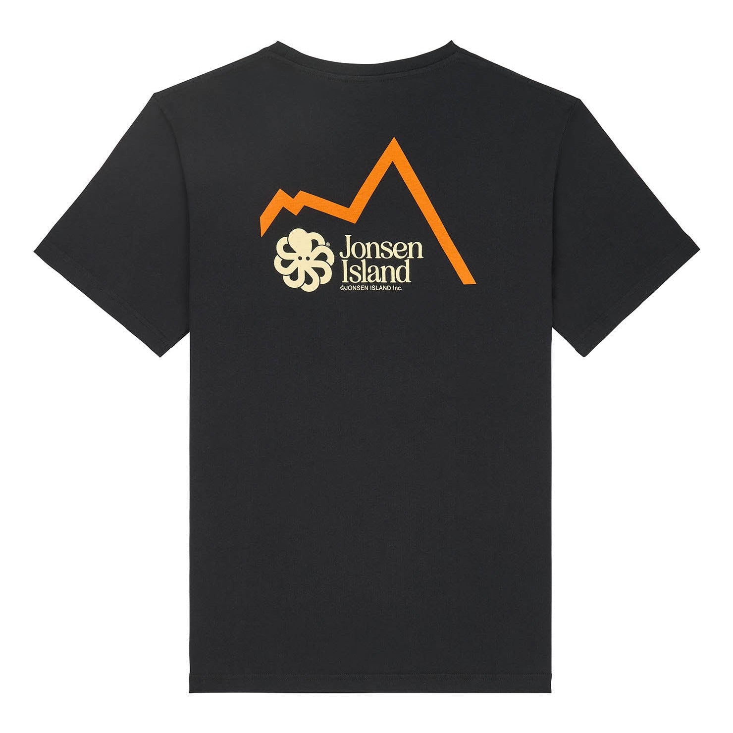 JONSEN ISLAND T-SHIRT CLASSIC ORANGE SKISHOP Black