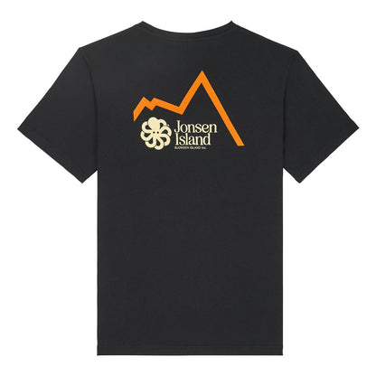 JONSEN ISLAND T-SHIRT CLASSIC ORANGE SKISHOP Black