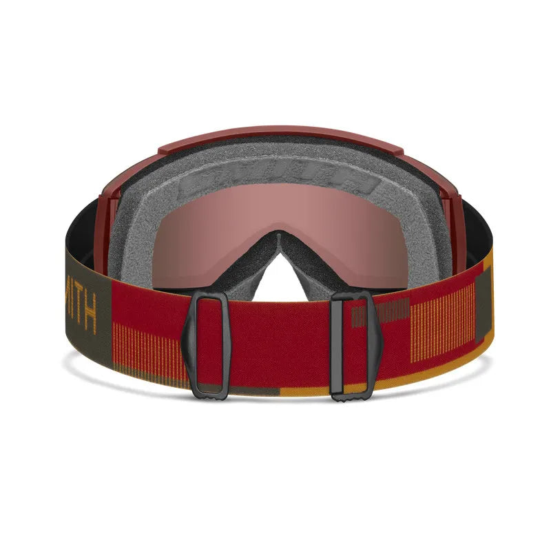 SMITH MASQUE DE SKI SQUAD Ironwood Red miror Yellow
