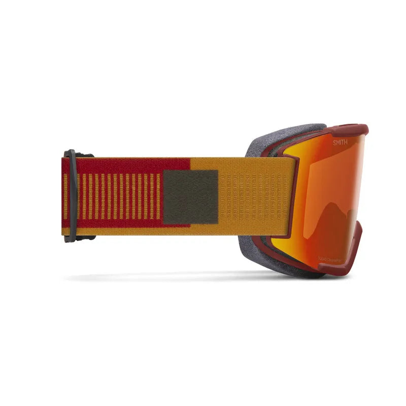 SMITH MASQUE DE SKI SQUAD Ironwood Red miror Yellow