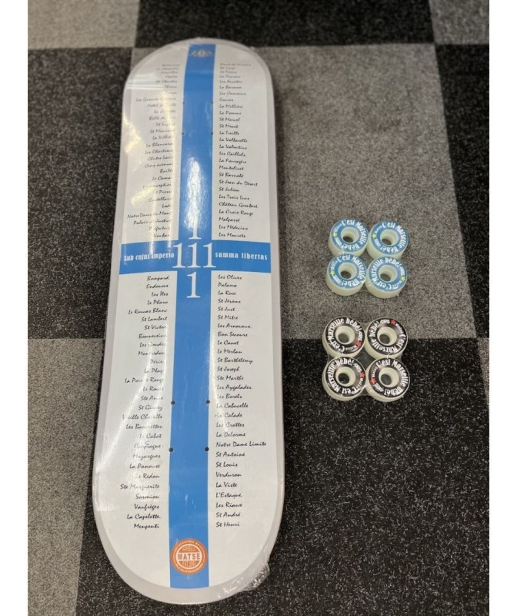 MATSE PLATEAU SKATE MARSEILLE 111 QUARTIERS 8,75"