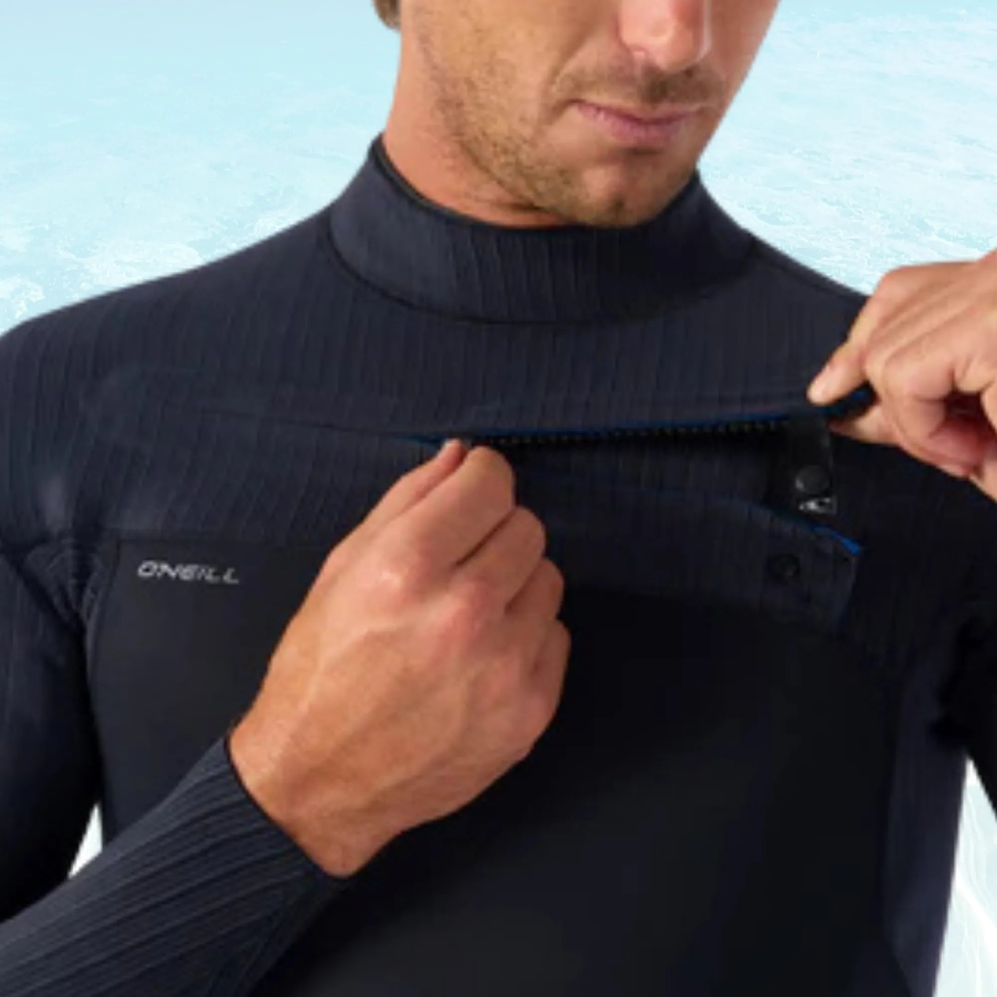 système fermeture chest full zip hyperfreak 3/2+ o'neill