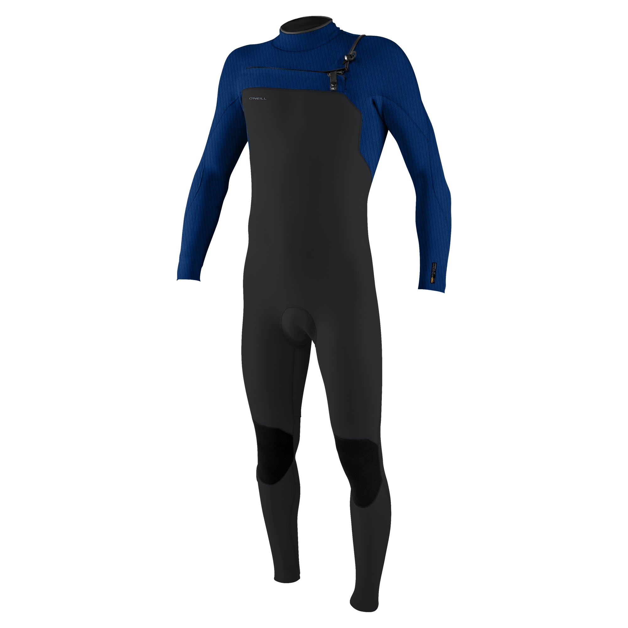 O'NEILL COMBINAISON HYPERFREAK 3/2mm+ CHEST ZIP Tempered steel/twilight blue