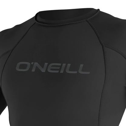 Détail du lycra polaire O’Neill Thermo-X Black avec logo poitrine et col rond
