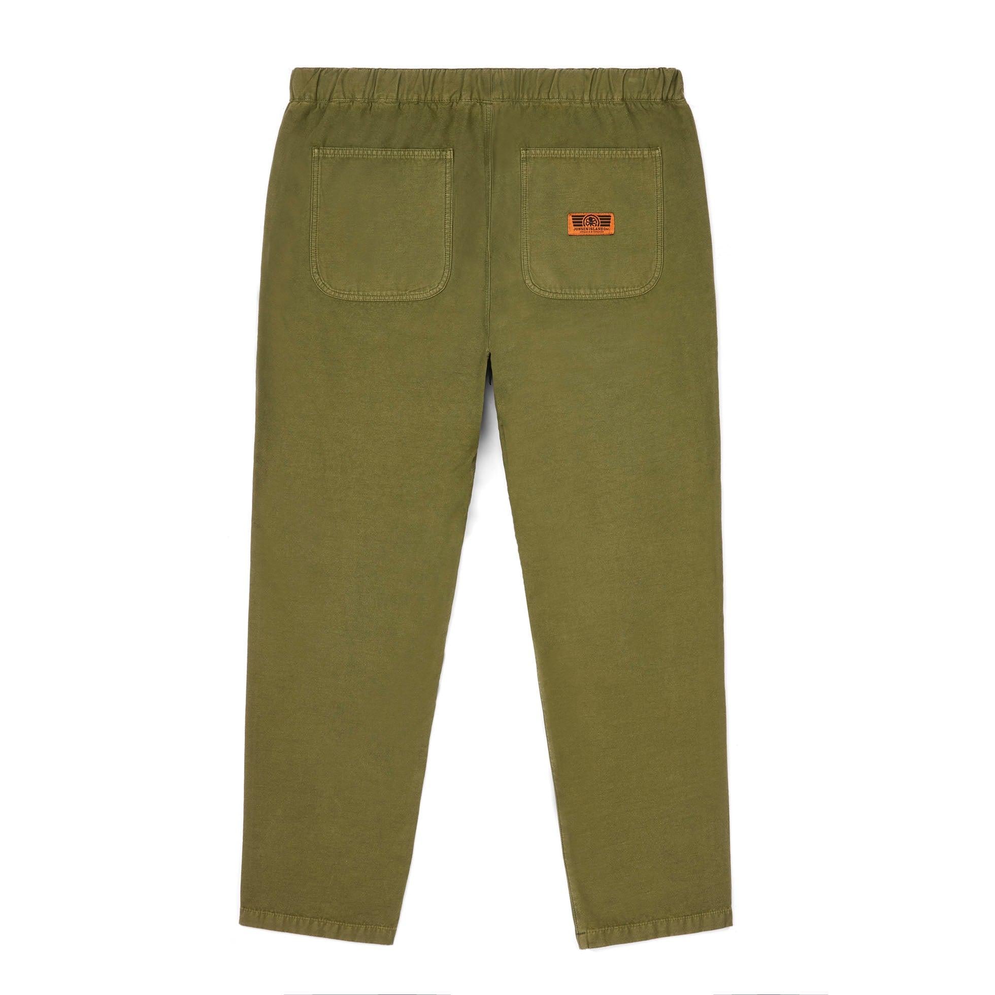 pantalon surfer kaki coupe relax homme