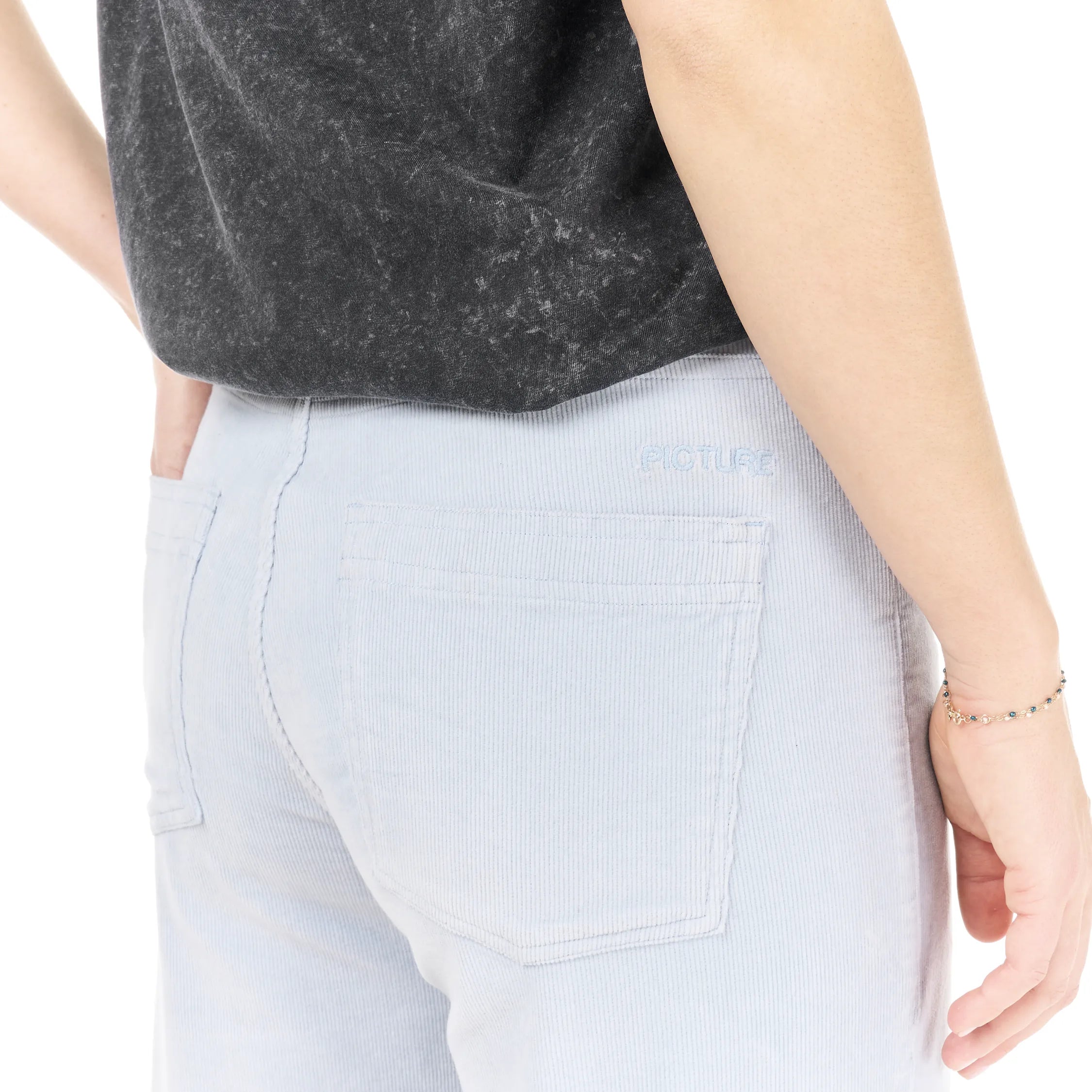 PICTURE PANTALON FEMME CATAVELA CORD PANTS Halogen blue