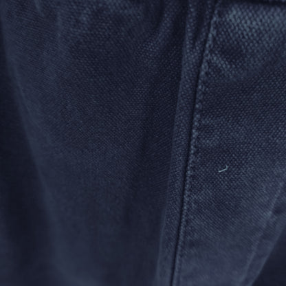 zoom sur la texture toile du pantalon reyes navy jonsen island