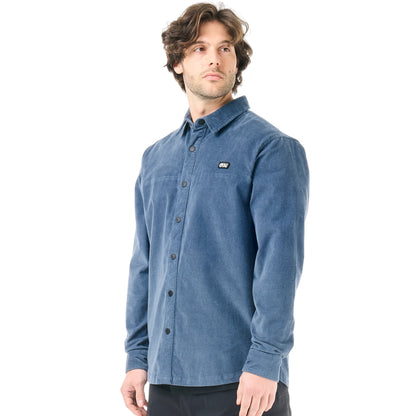 PICTURE CHEMISE VELOURS GRAFTONS SHIRT Vintage Indigo