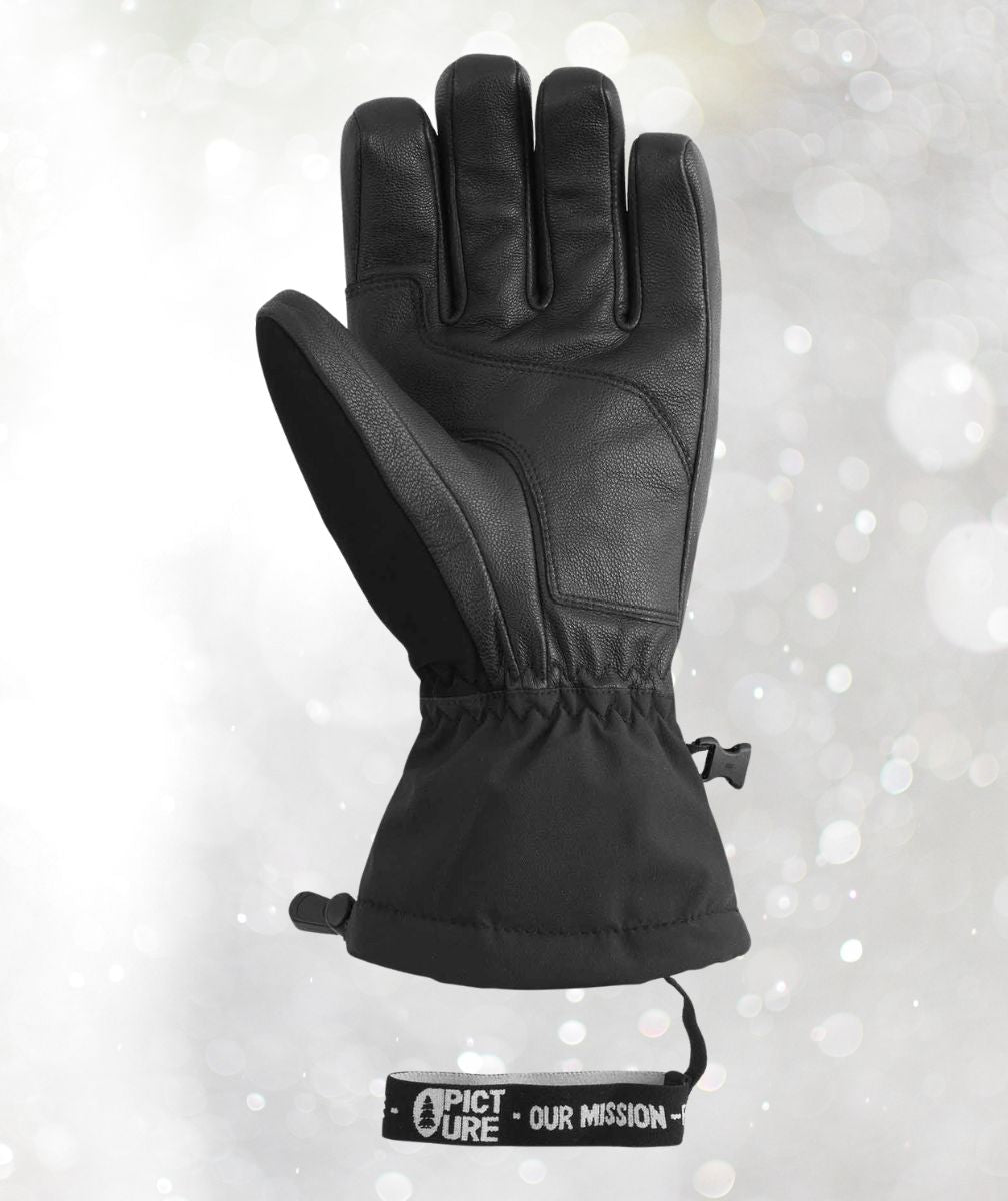 détail paume main en cuir