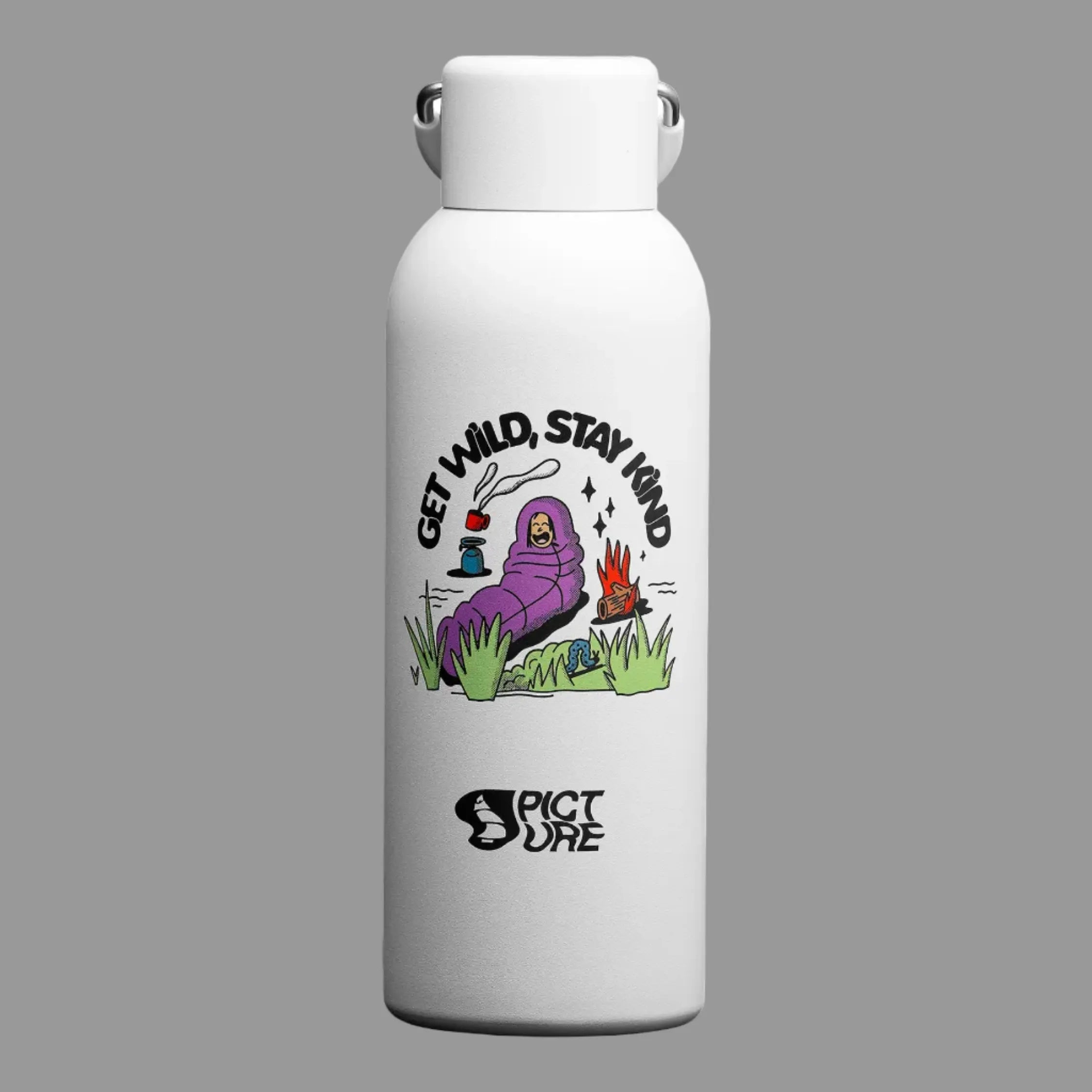 PICTURE GOURDE HAMPTON BOTTLE Brillant white