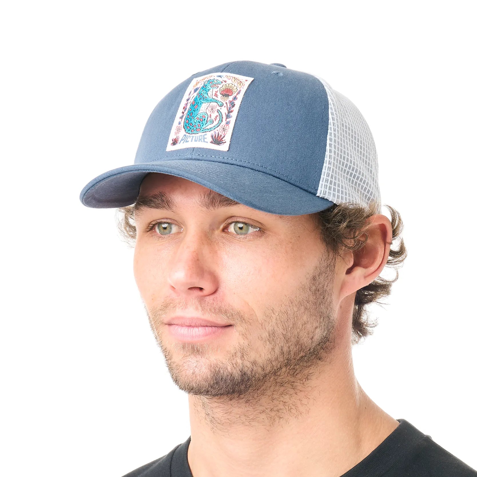PICTURE CASQUETTE KULDO TRUCKER CAP Vintage indigo