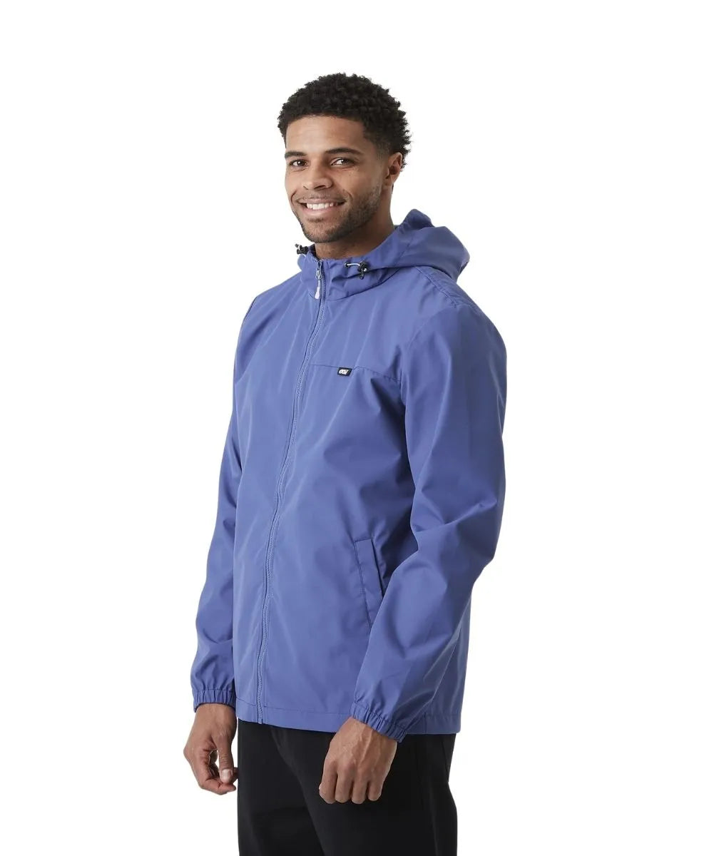 veste imperméable homme bleue picture organic clothing vue de face portée