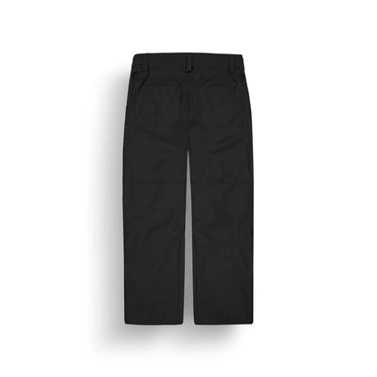 Picture Plan Pants Black présenté seul de face, pantalon de ski homme noir à jambes droites