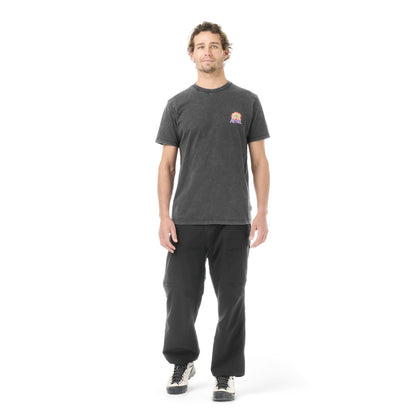 PICTURE T-SHIRT KARO Black Washed