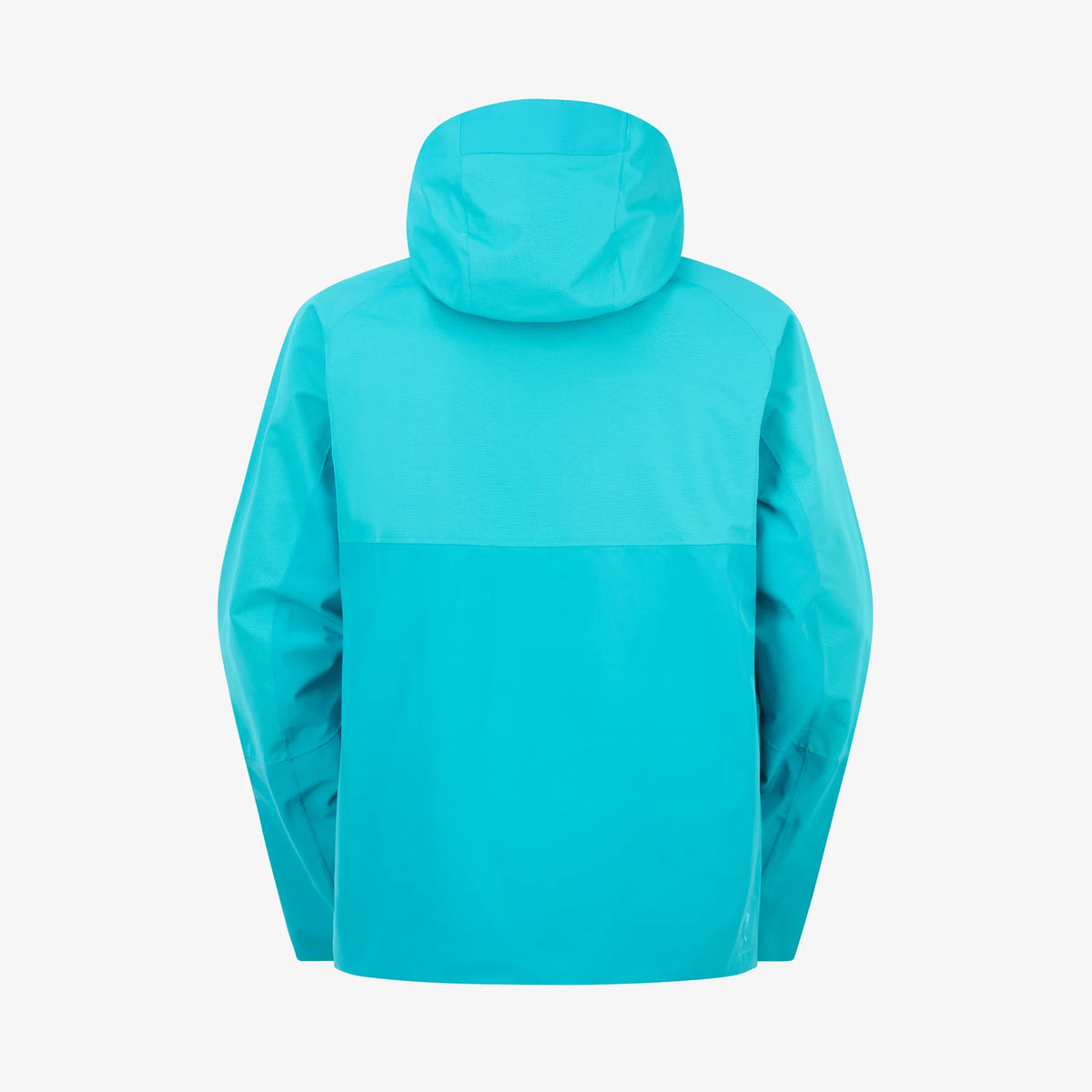 Dos de la Picture Goods JKT Capri Breeze présenté à plat, capuche et coloris Capri Breeze