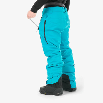 Pantalon de snowboard homme Picture Object Pants Capri Breeze porté de trois-quarts arrière, aperçu de la coupe et du bas de jambe